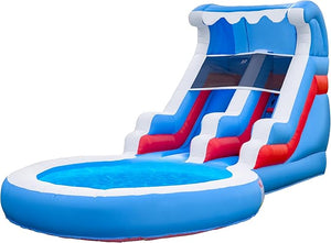 13x12x12 Inflatable Water Slide - Commercial Grade with Blower