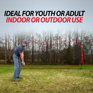 ANYTHING SPORTS - 20x10 Feet - Multi Sport Backstop. Lacrosse, Basketball, Golf Backstop and Sports Net for Backyard | 200 SQ feet of Protection