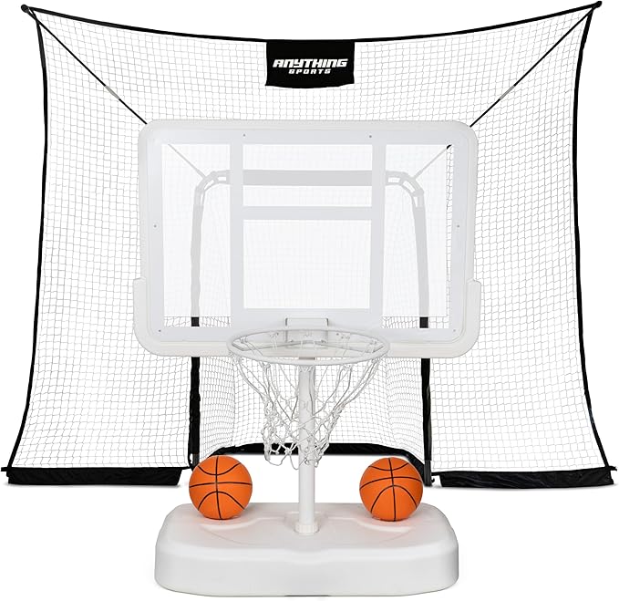 Deluxe Poolside Basketball Goal with Backstop