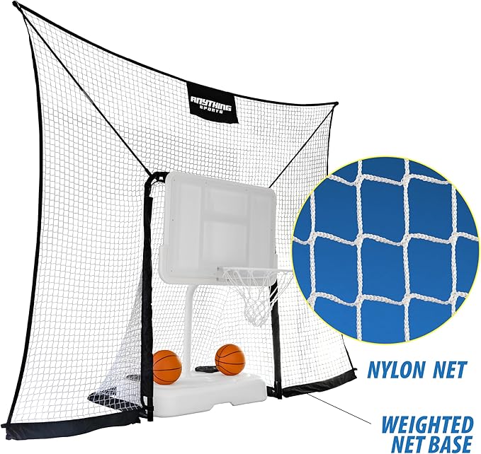 Deluxe Poolside Basketball Goal with Backstop