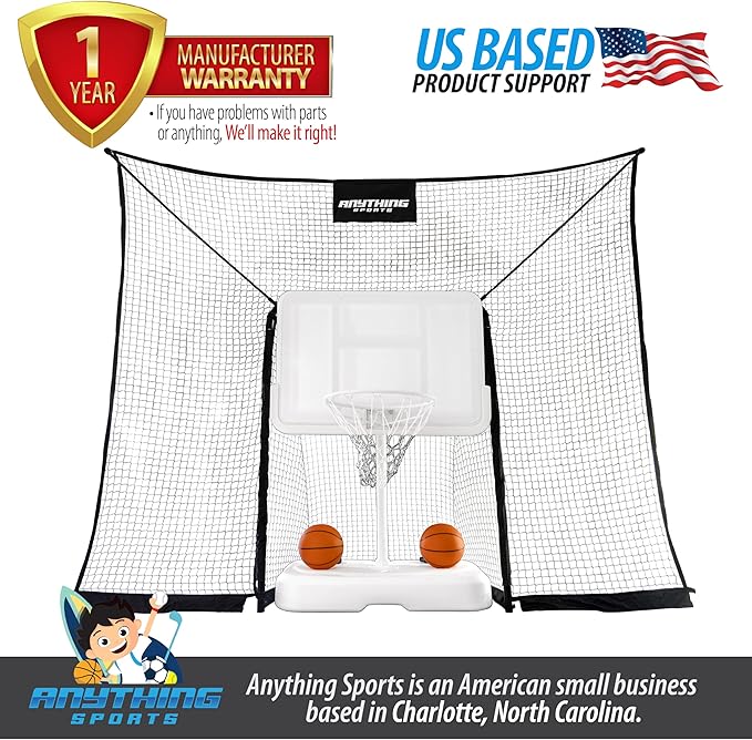 Deluxe Poolside Basketball Goal with Backstop