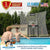 Pool Basketball Goal with Backstop- 10x8 feet of Coverage, Adjustable Pool Basketball Hoop, 23x33 inch Backboard
