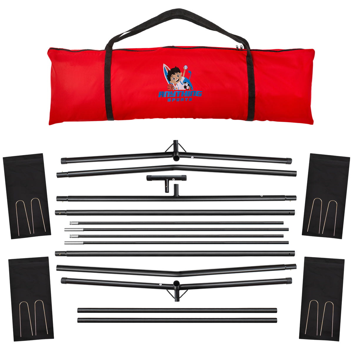 ANYTHING SPORTS - 20x10 Feet - Multi Sport Backstop. Lacrosse, Basketball, Golf Backstop and Sports Net for Backyard | 200 SQ feet of Protection